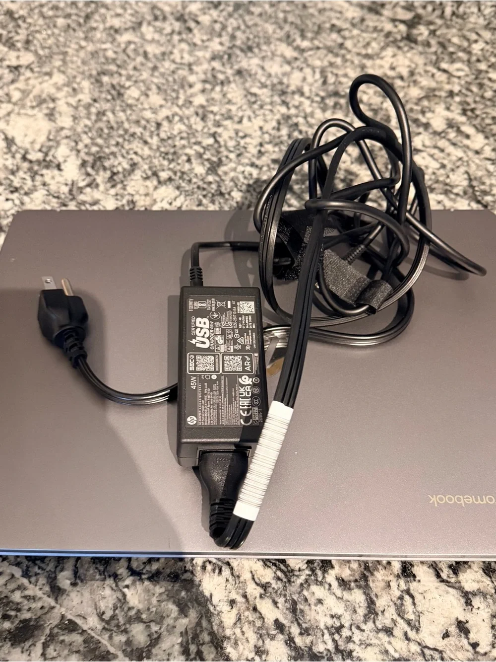 HP Chromebook Laptop in Dark Gray